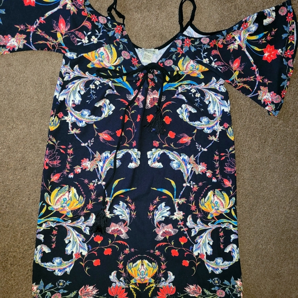 Floral mini dress